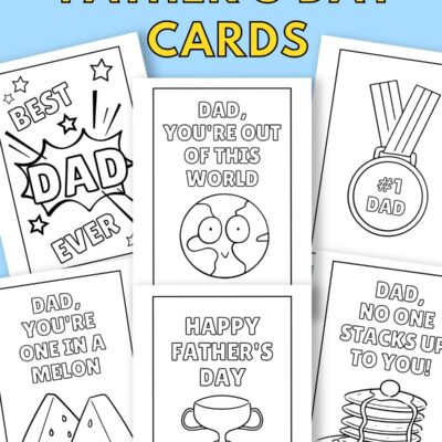 Printable Father s Day Cards To Colour Gathering Beauty