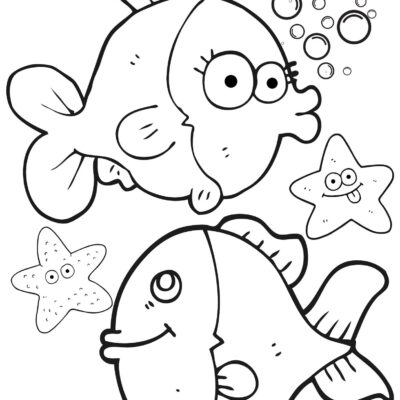 Printable Fish Coloring Pages Crafty Morning