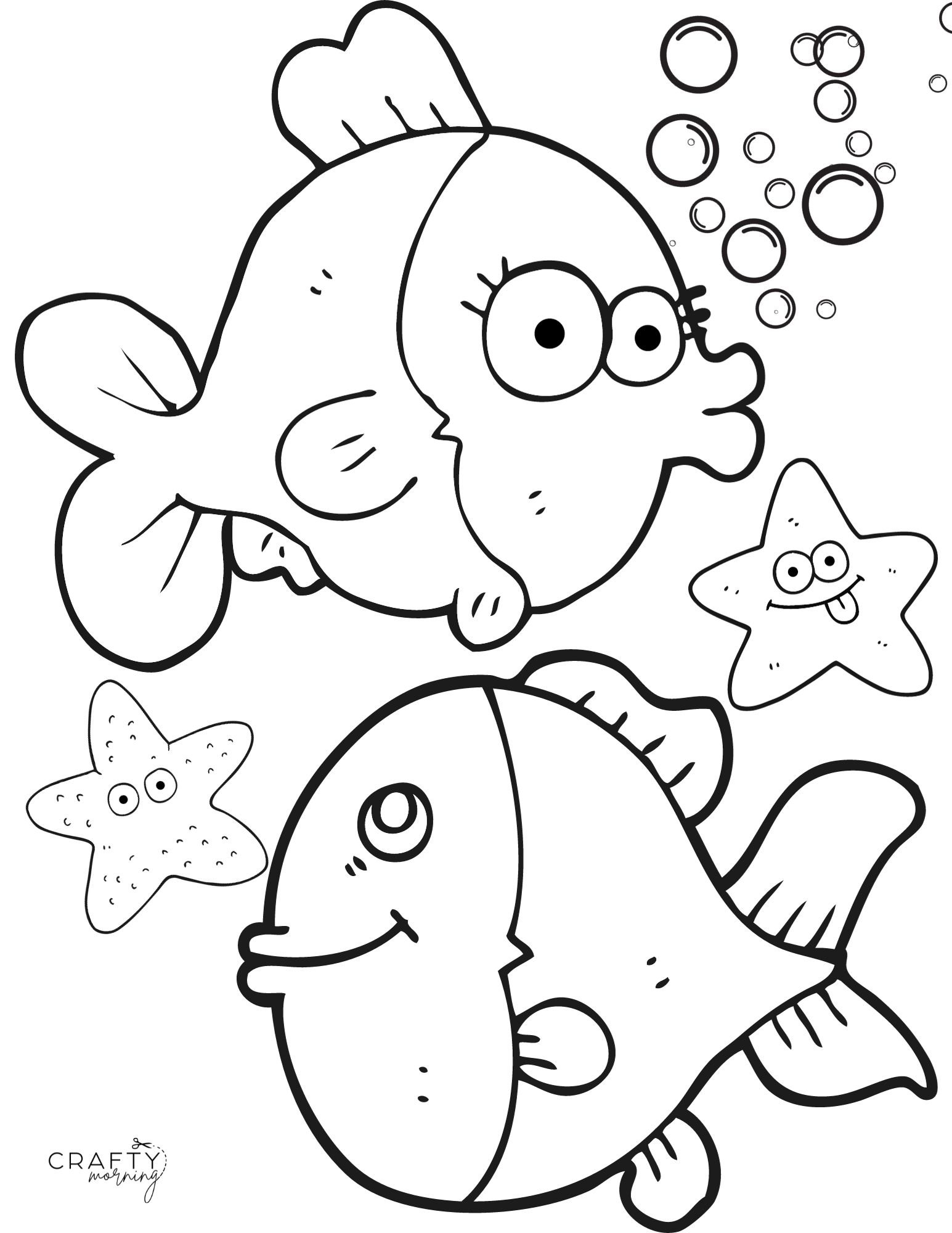 Printable Fish Coloring Pages Crafty Morning Printable Fish Coloring Pages Crafty Morning