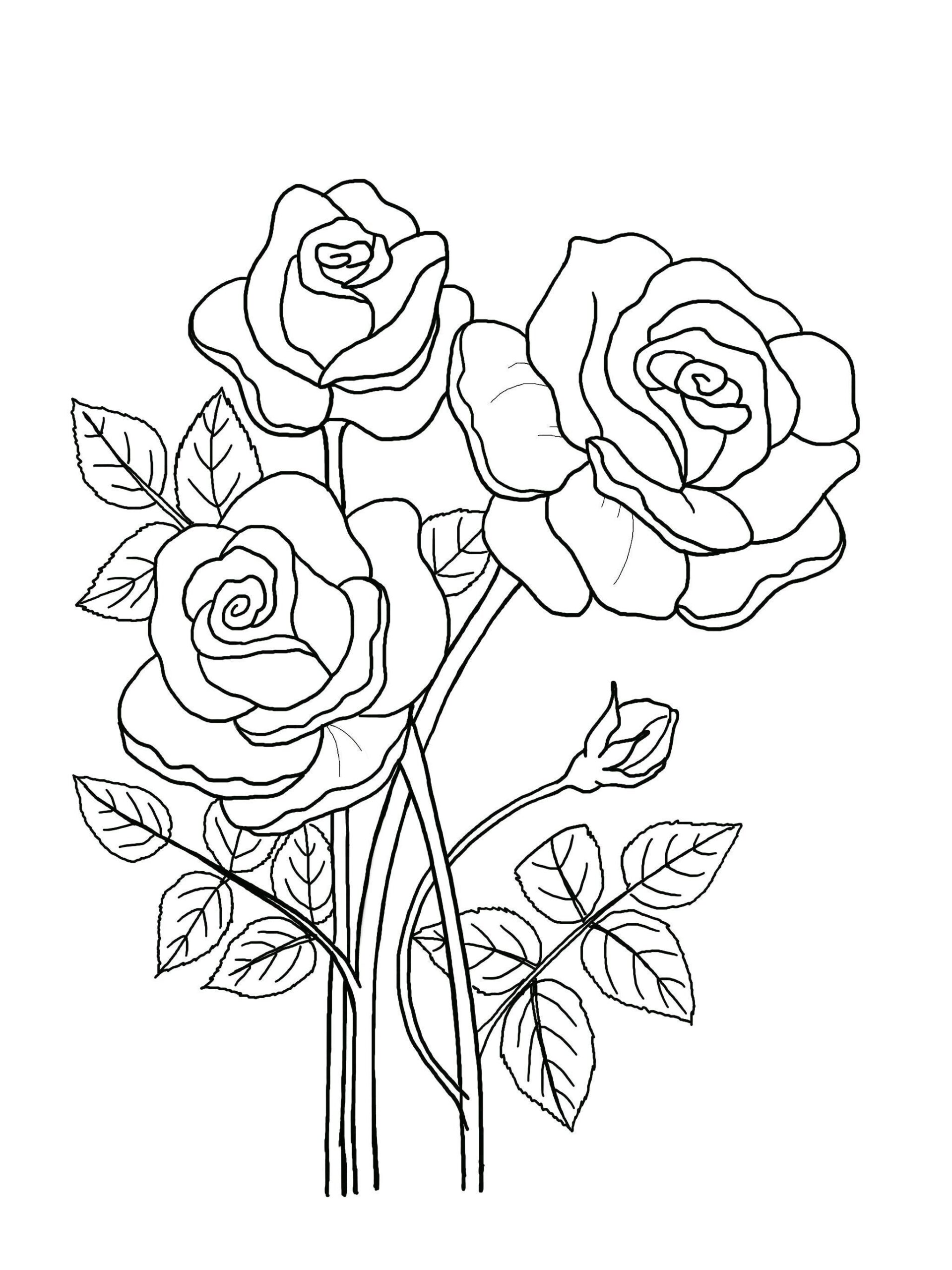 flower coloring pages printable