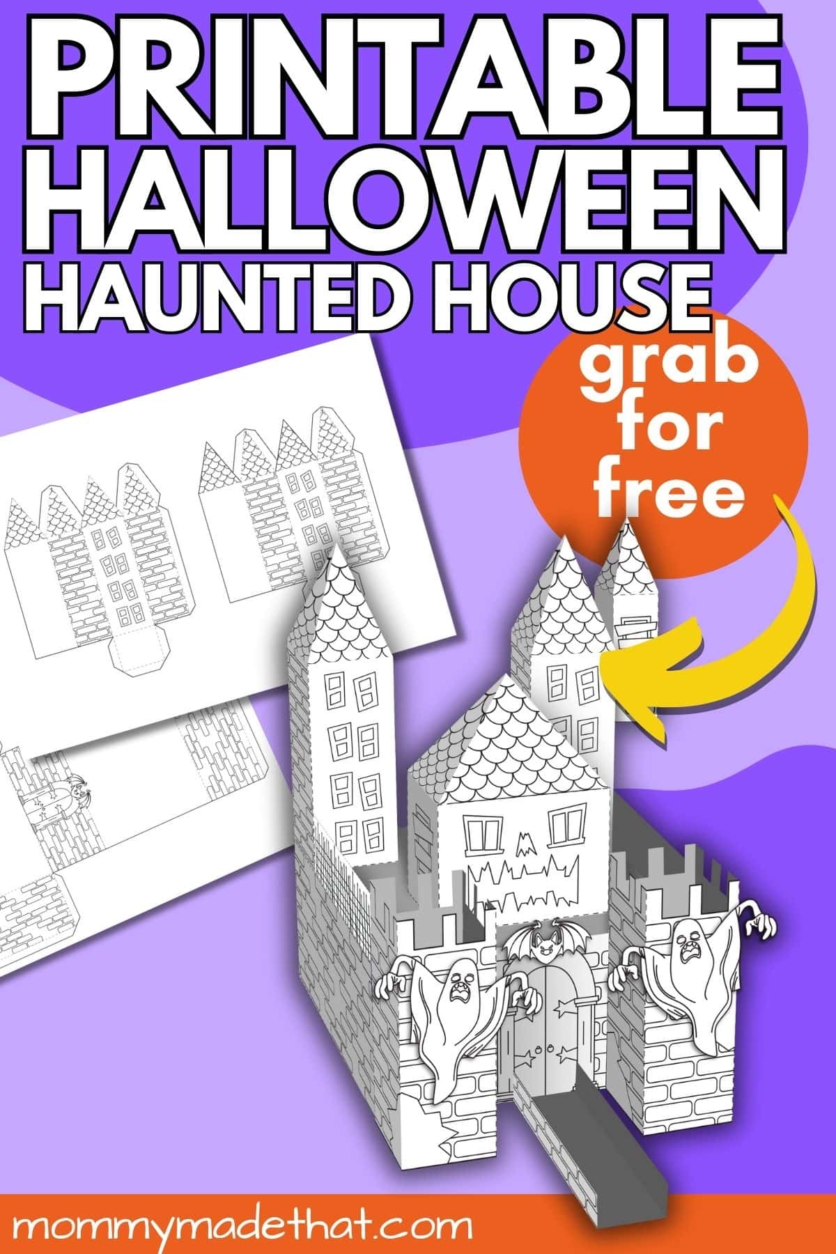printable haunted house template printable haunted house template