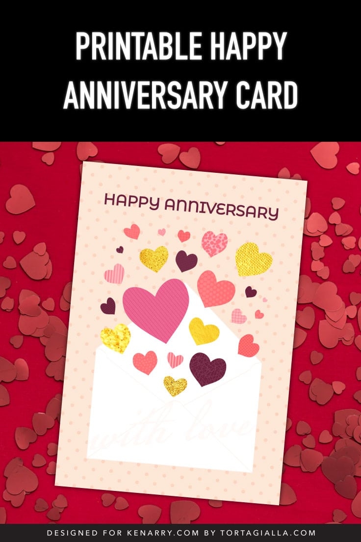 free printable anniversary cards