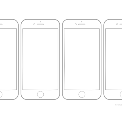 Printable IPhone 7 Templates 1 Images Behance