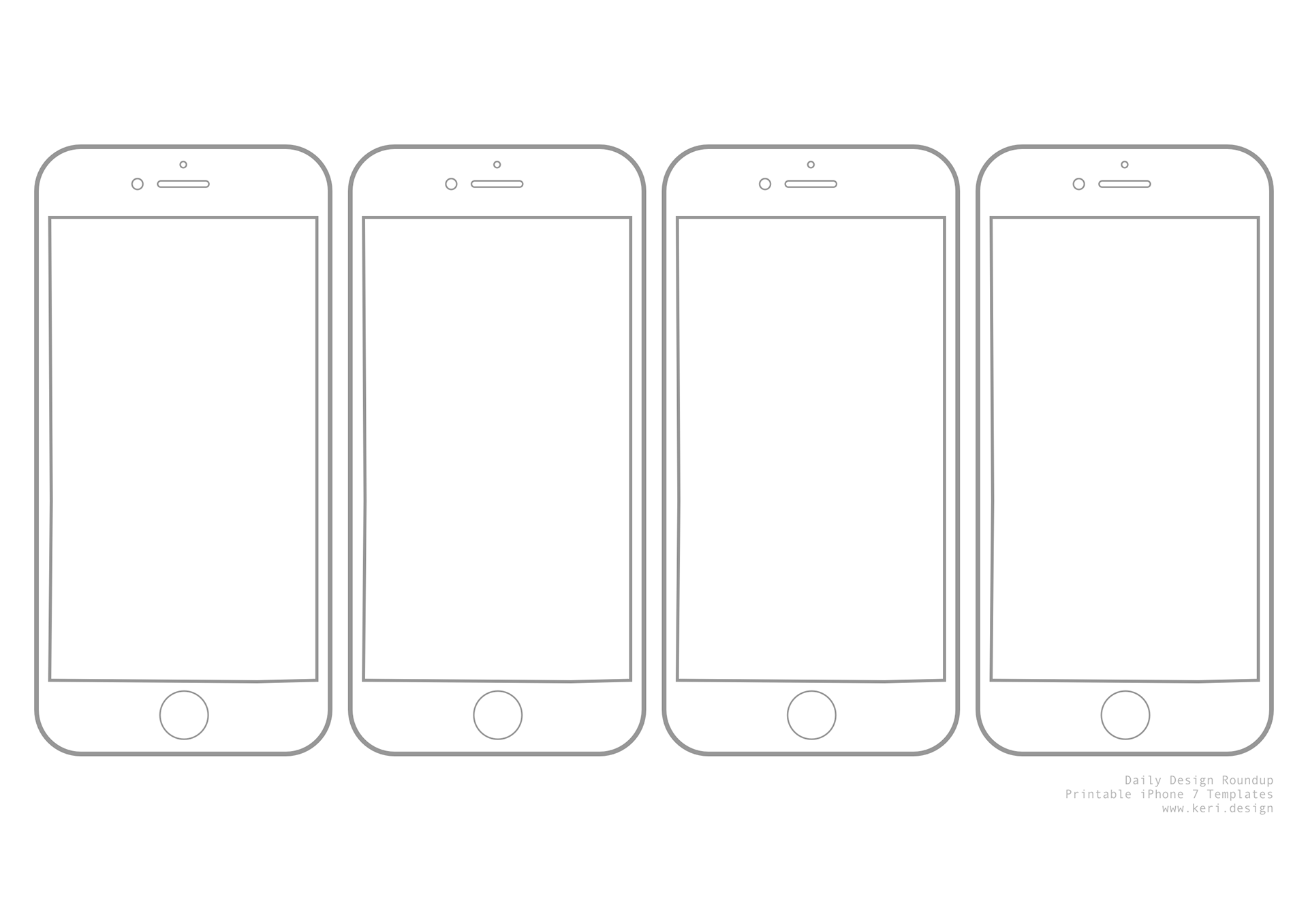 Printable IPhone 7 Templates 1 Images Behance Printable IPhone 7 Templates 1 Images Behance