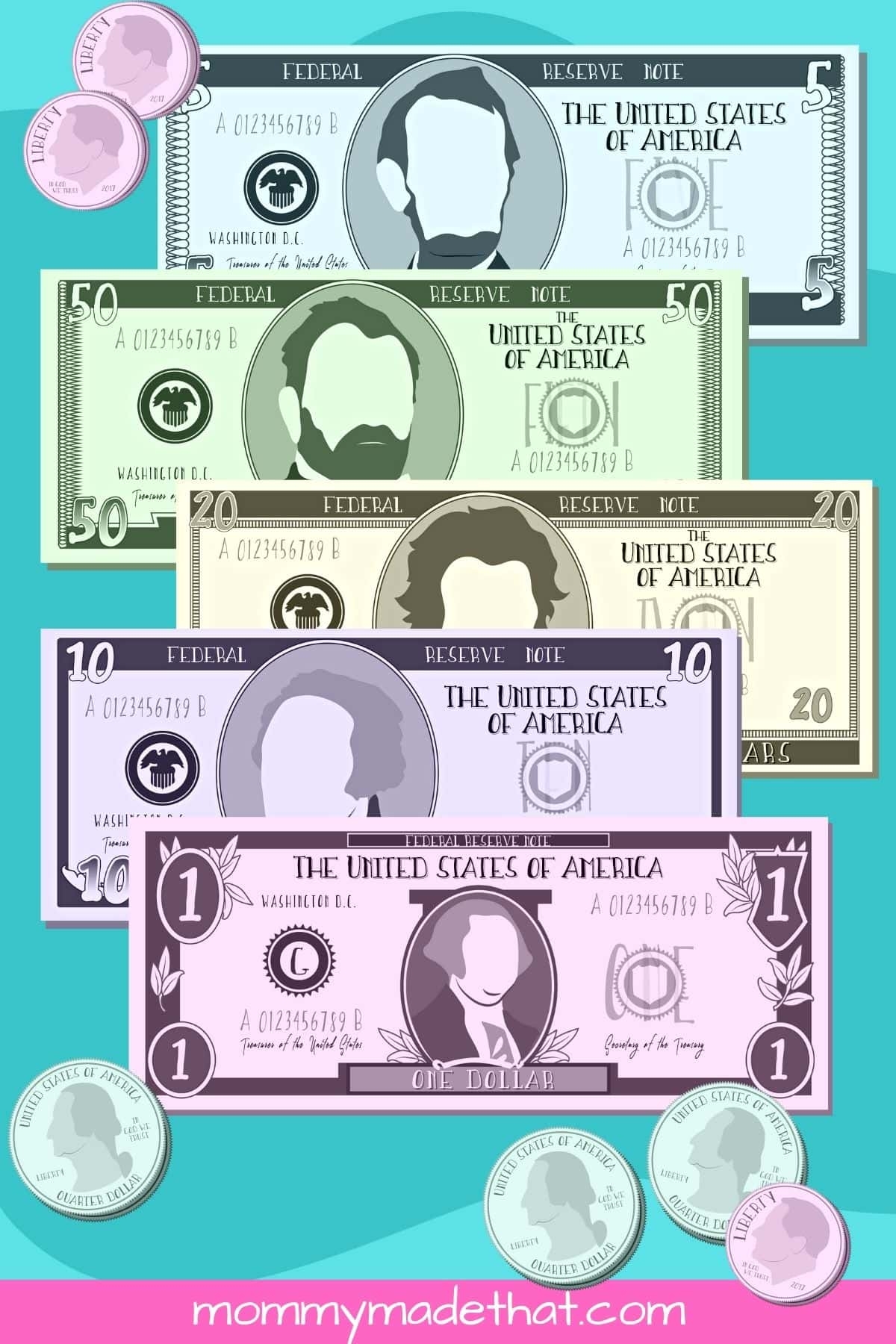 Printable Play Money Lots Of Free Fake Money Templates  Printable Play Money Lots Of Free Fake Money Templates