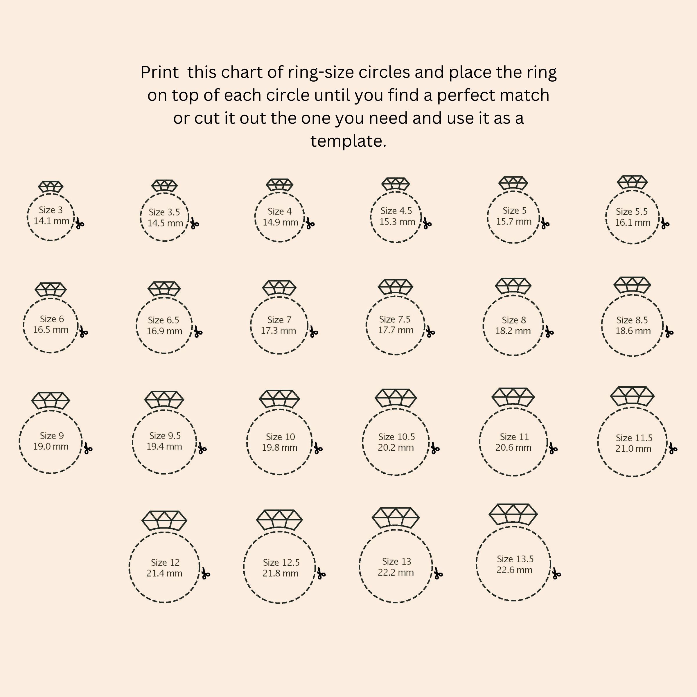 Printable Ring Sizer Ring Size Finder Ring Size Measurin Inspire Uplift Printable Ring Sizer Ring Size Finder Ring Size Measurin Inspire Uplift