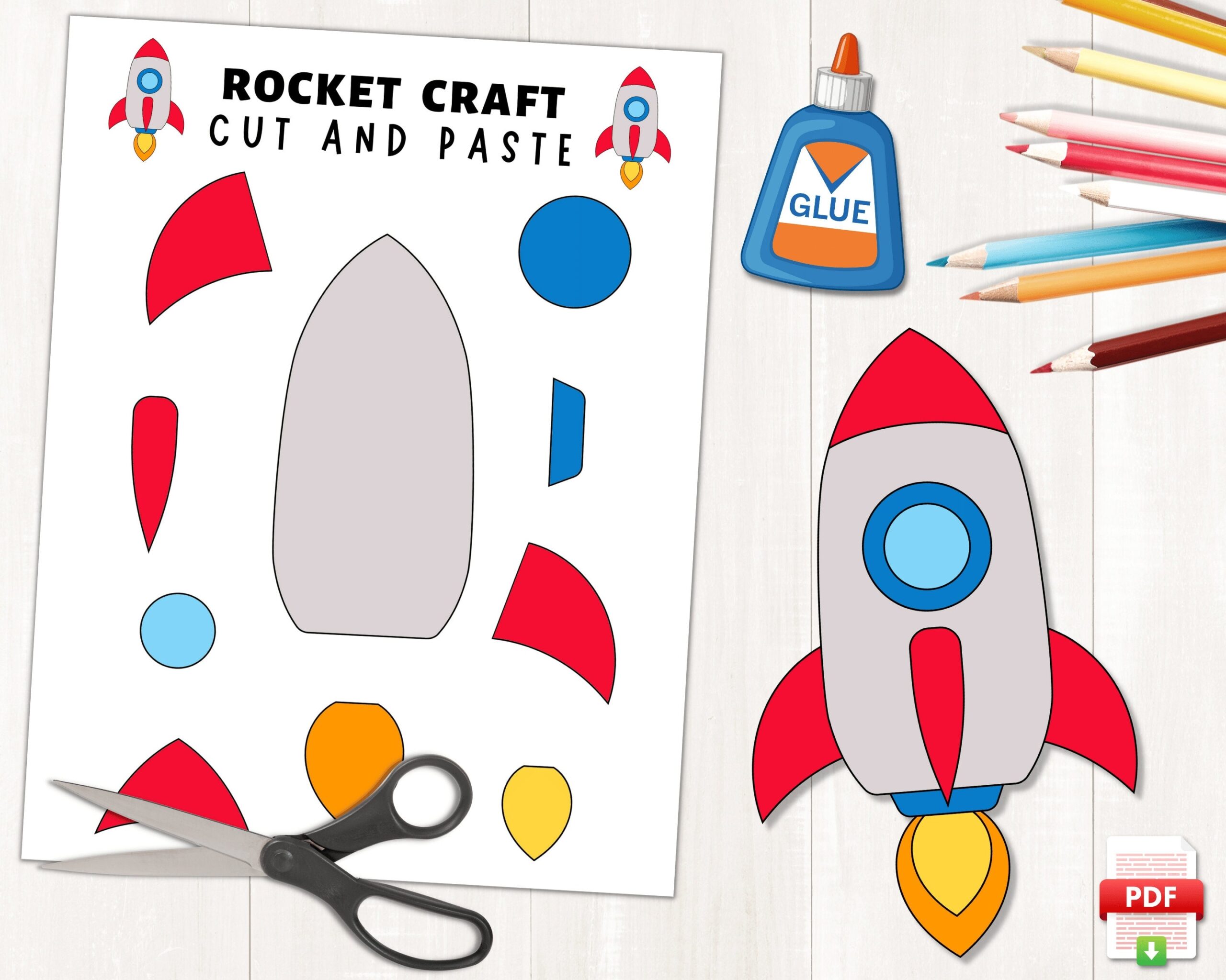 rocket template printable rocket template printable