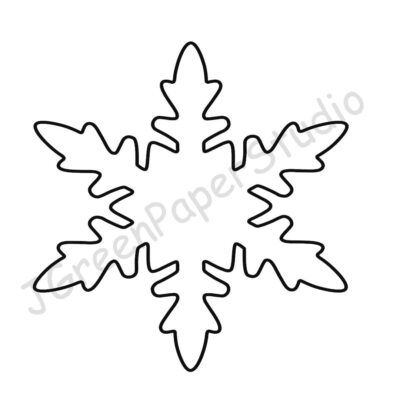 Printable Snowflake Line Art Template PDF Digital Download Christmas Winter Snow Coloring Page Stencil Bulletin Board Paper Decor Kids Craft Etsy