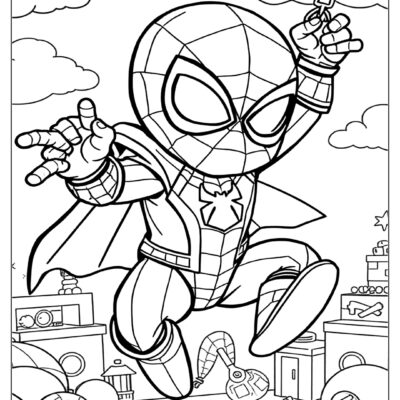 Printable Spiderman Coloring Pages Free Fun For All Ages
