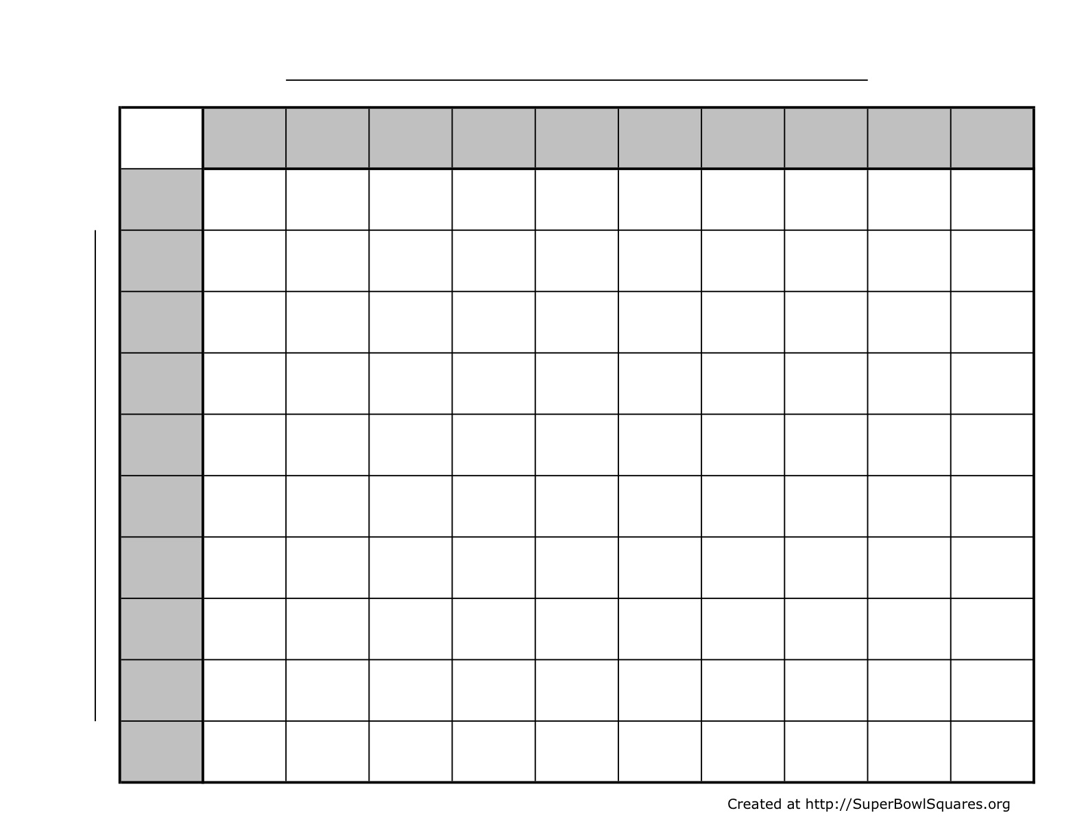 Printable Super Bowl Squares Sheets Printable Super Bowl Squares Sheets