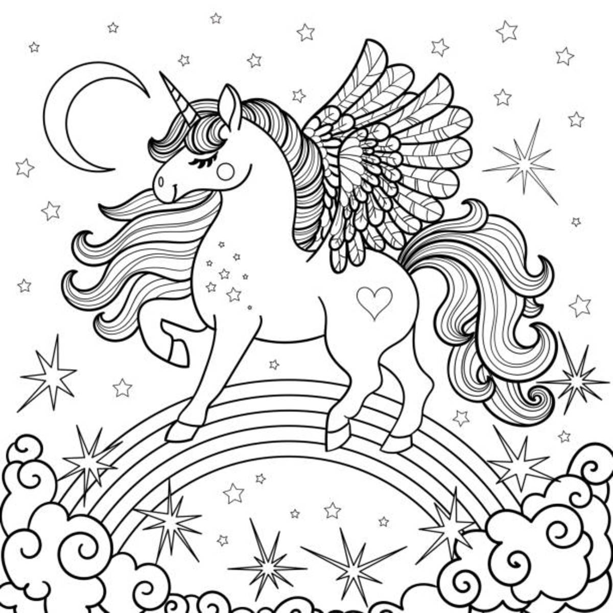 Printable Unicorn Coloring Sheets Cheap Printable Unicorn Coloring Sheets Cheap