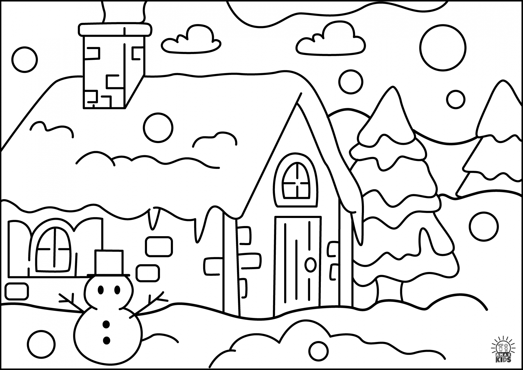printable winter coloring pages