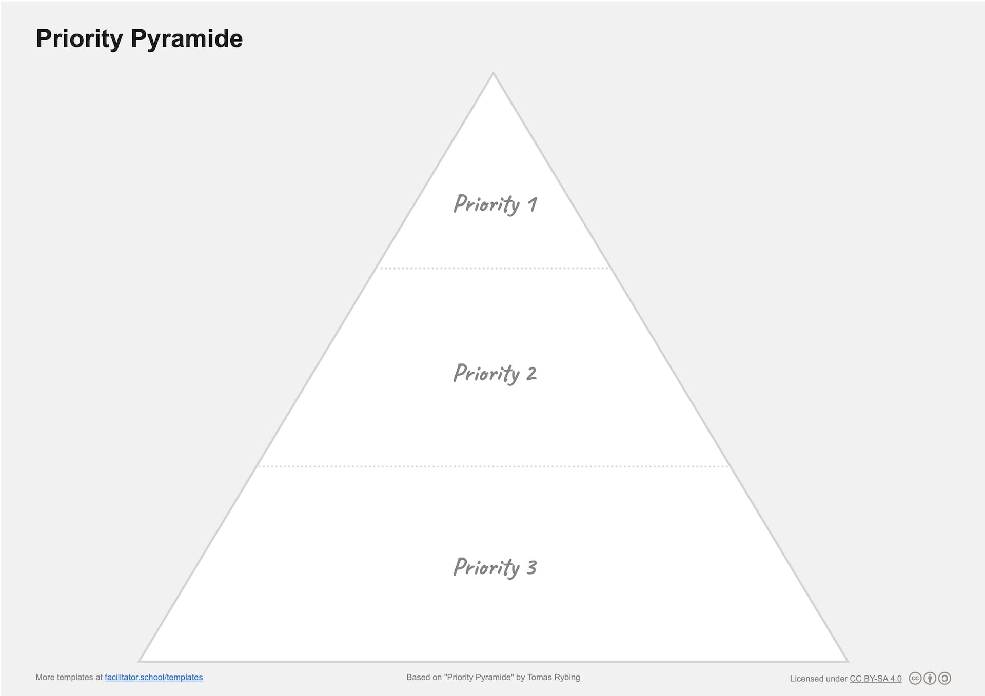 Priority Pyramid Template Free Download Guide 