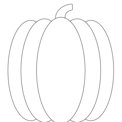 Pumpkin Outline Childhood Magic