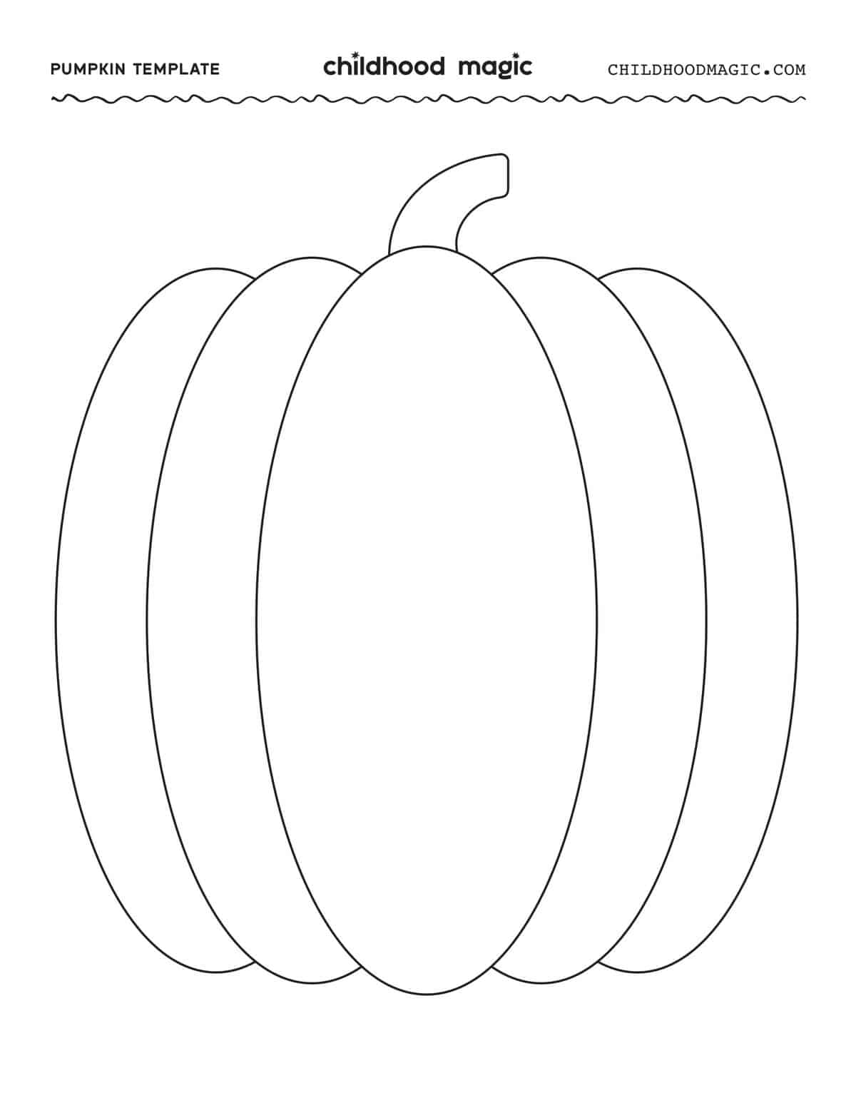 Pumpkin Outline Childhood Magic Pumpkin Outline Childhood Magic