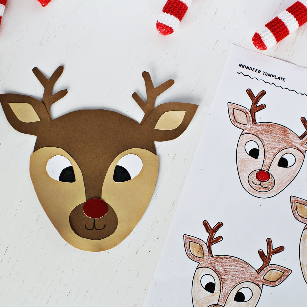 printable reindeer template printable reindeer template