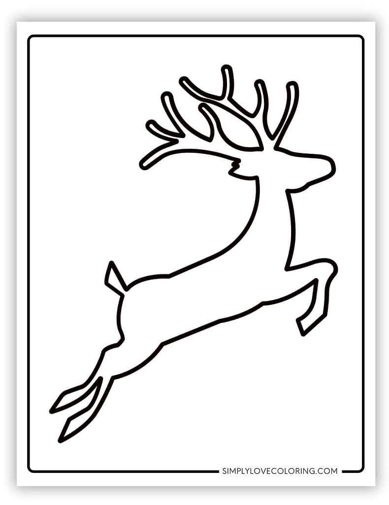 Reindeer Templates Free PDF Printables Simply Love Coloring Reindeer Templates Free PDF Printables Simply Love Coloring