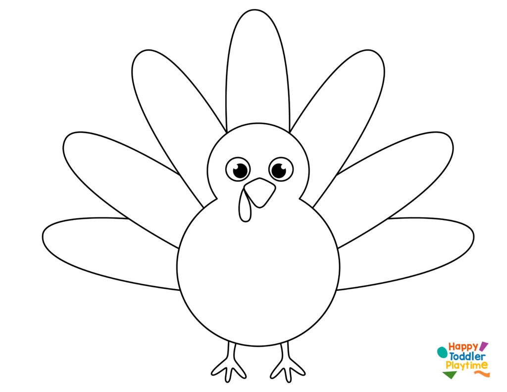 Salt Painted Turkey Craft With Free Turkey Template Happy Toddler Playtime Salt Painted Turkey Craft With Free Turkey Template Happy Toddler Playtime