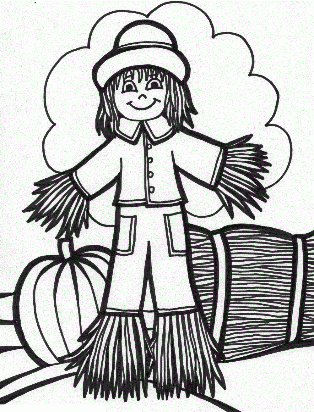 scarecrow template printable scarecrow template printable