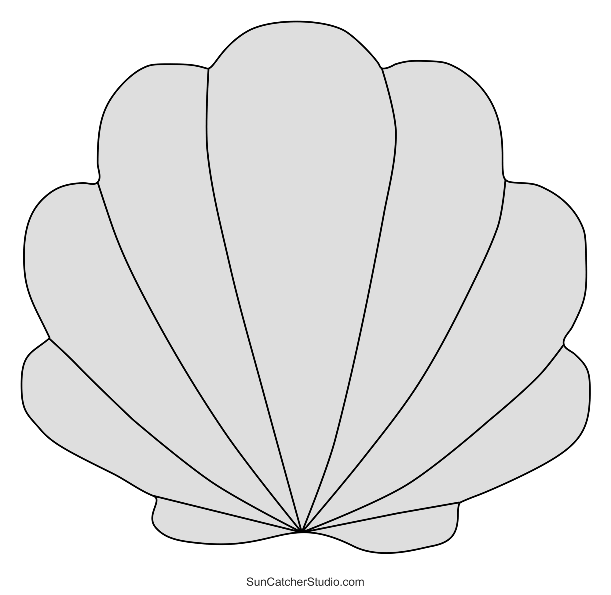 Seashells Template Seashells Template