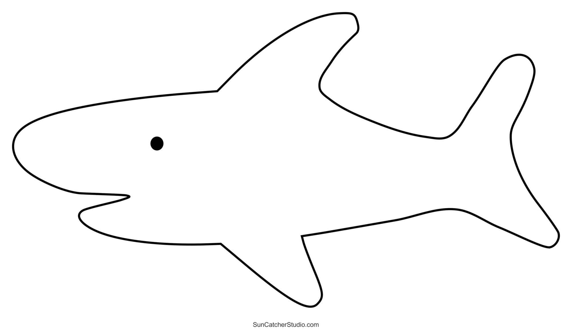 printable shark template printable shark template