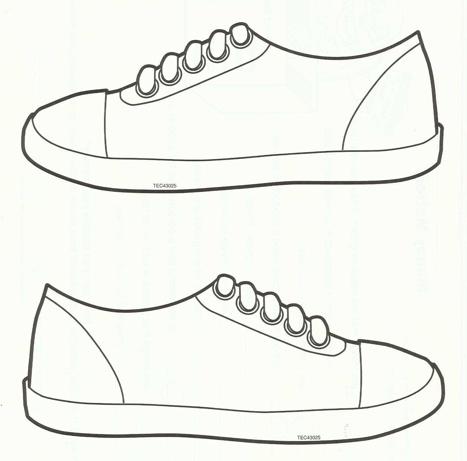 Shoe Templates Printable