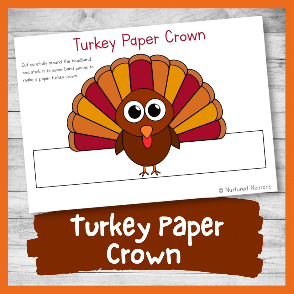 Simple Paper Turkey Crown Headband Craft Templates Nurtured Neurons Simple Paper Turkey Crown Headband Craft Templates Nurtured Neurons