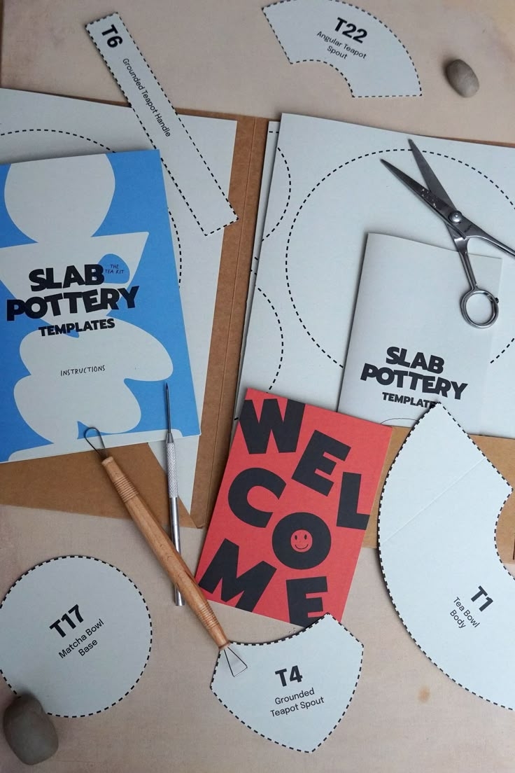 Slab Pottery Template Kit 