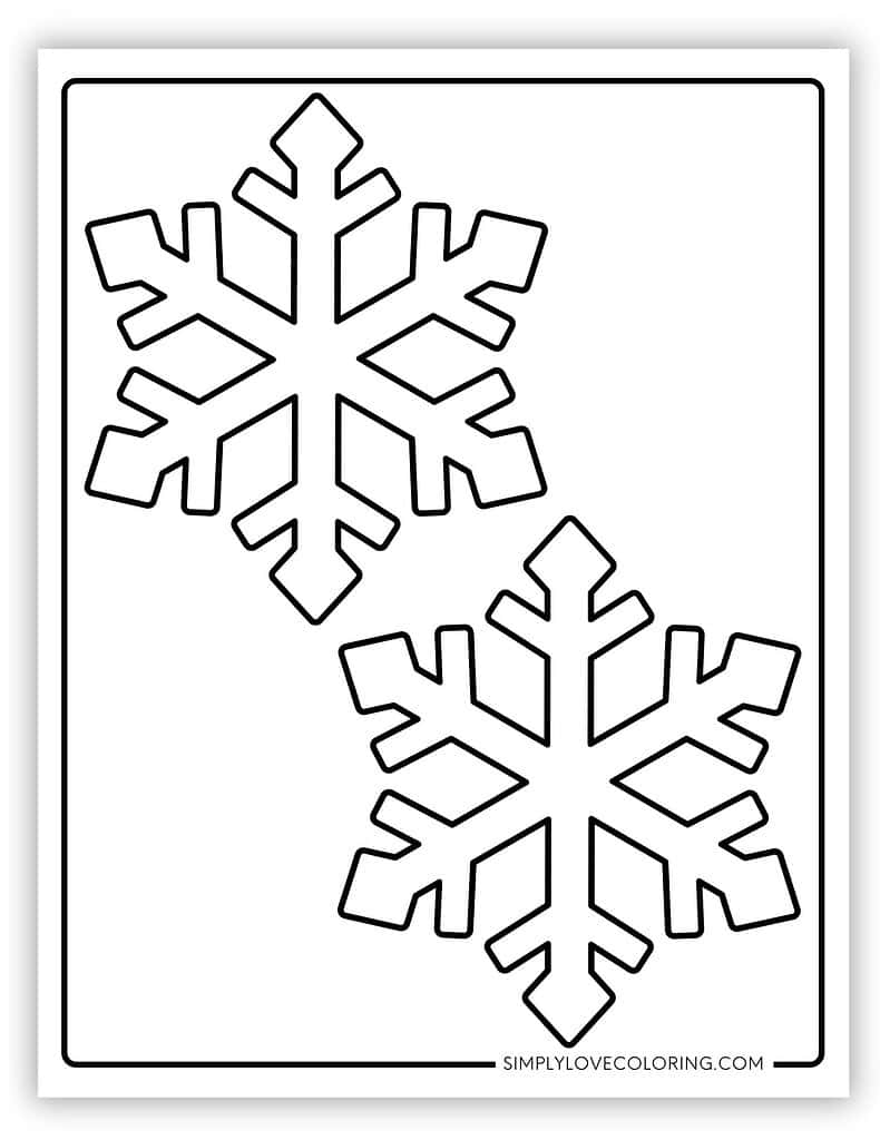snowflake templates printable