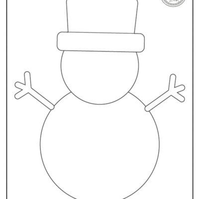 Snowman Template For Kids Crafts Kids Activities Blog