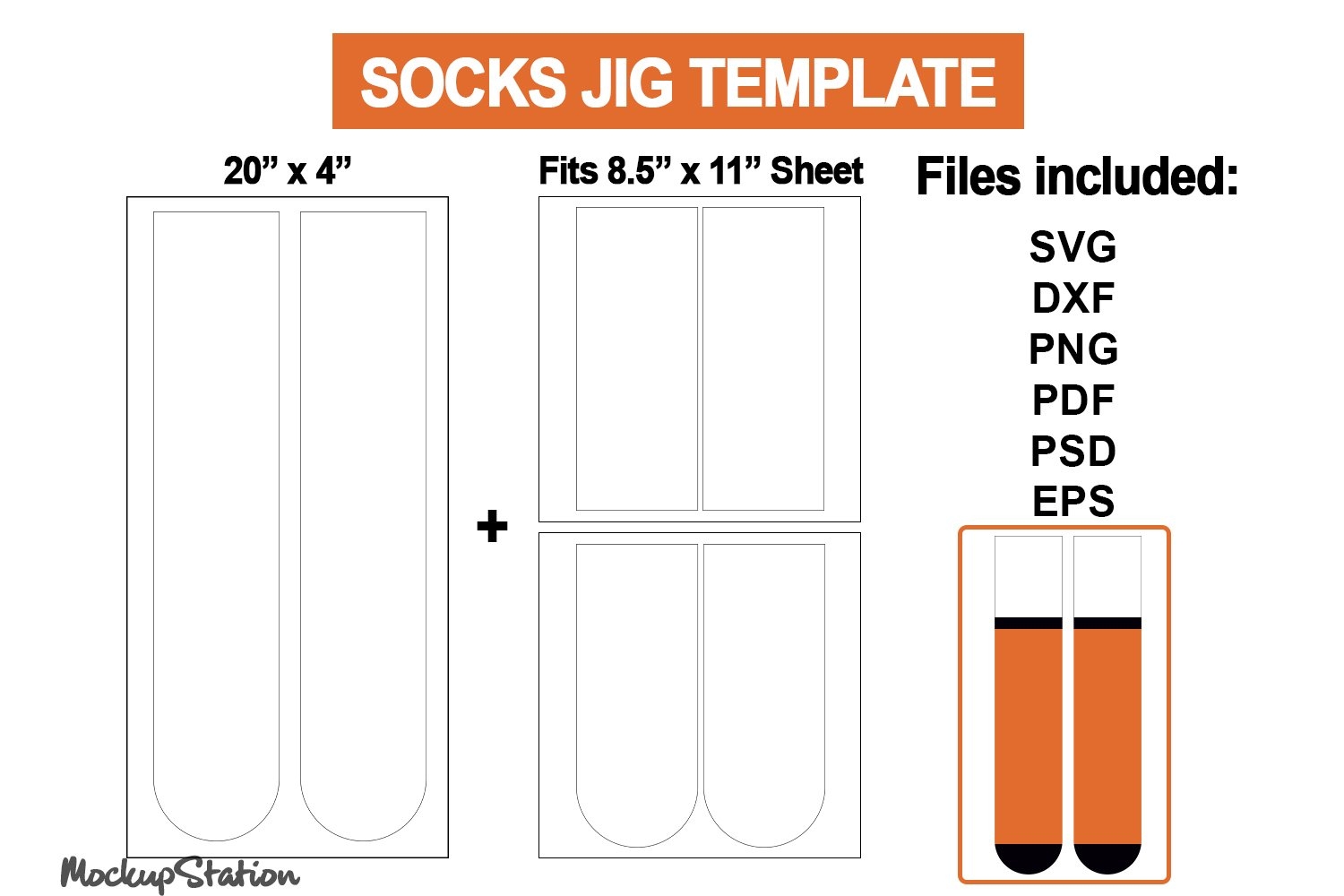 Socks Jig Template SVG Sock Jig Sublimation Template Socks Jig Template SVG Sock Jig Sublimation Template