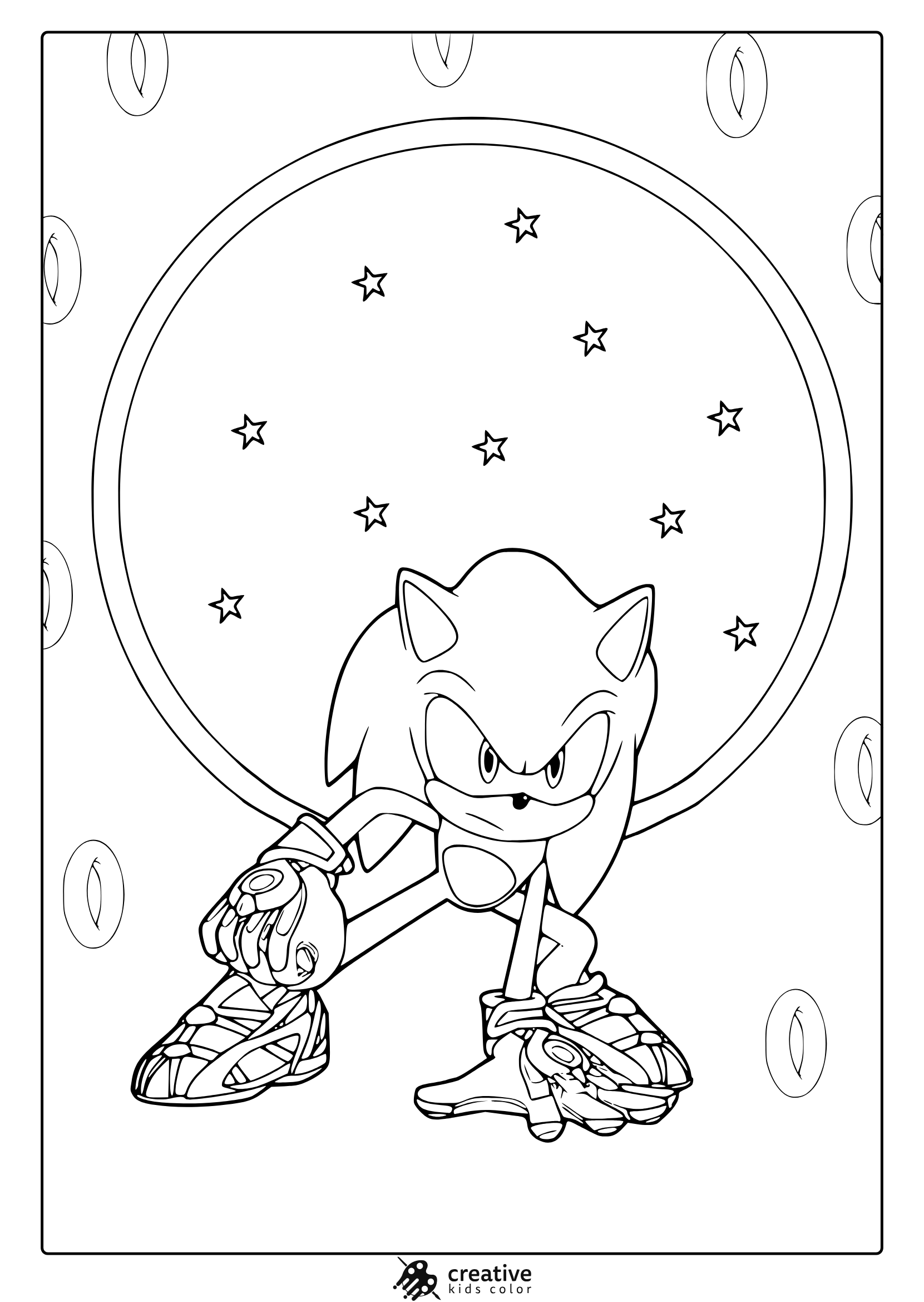 Sonic Coloring Pages 40 Free Printable PDF 