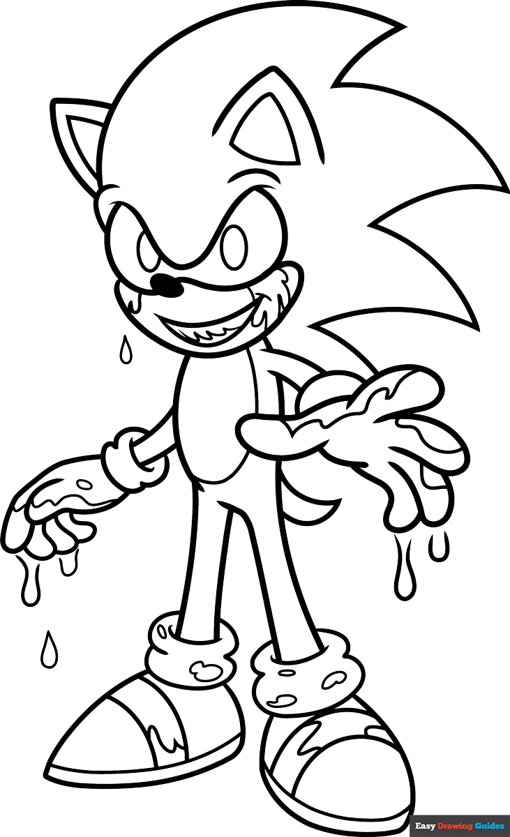 printable coloring pages sonic printable coloring pages sonic