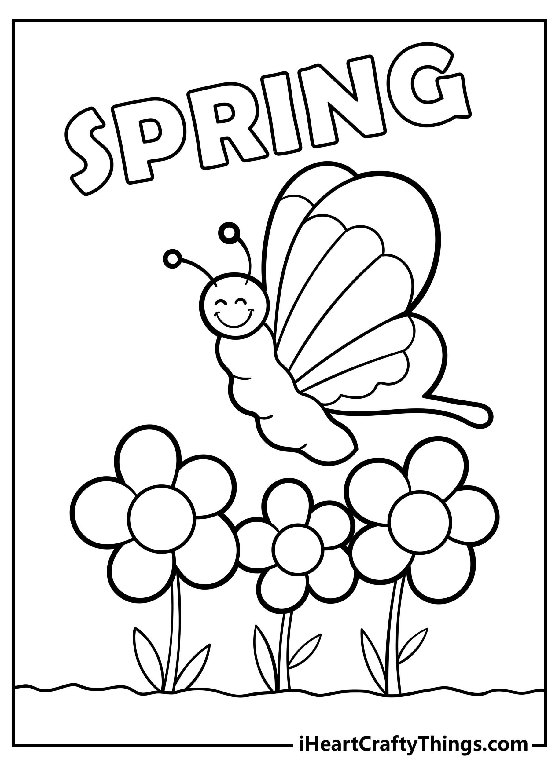 Spring Coloring Sheets For Kids Store Spring Coloring Sheets For Kids Store