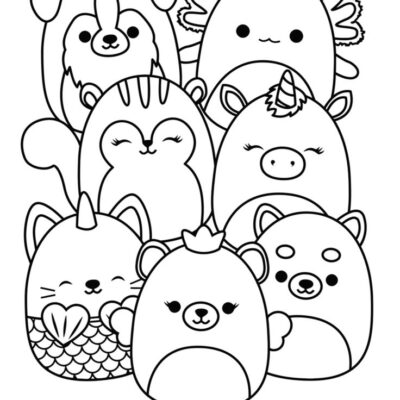 Squishmallows Coloring Pages 2023 Coloring And Learn F2