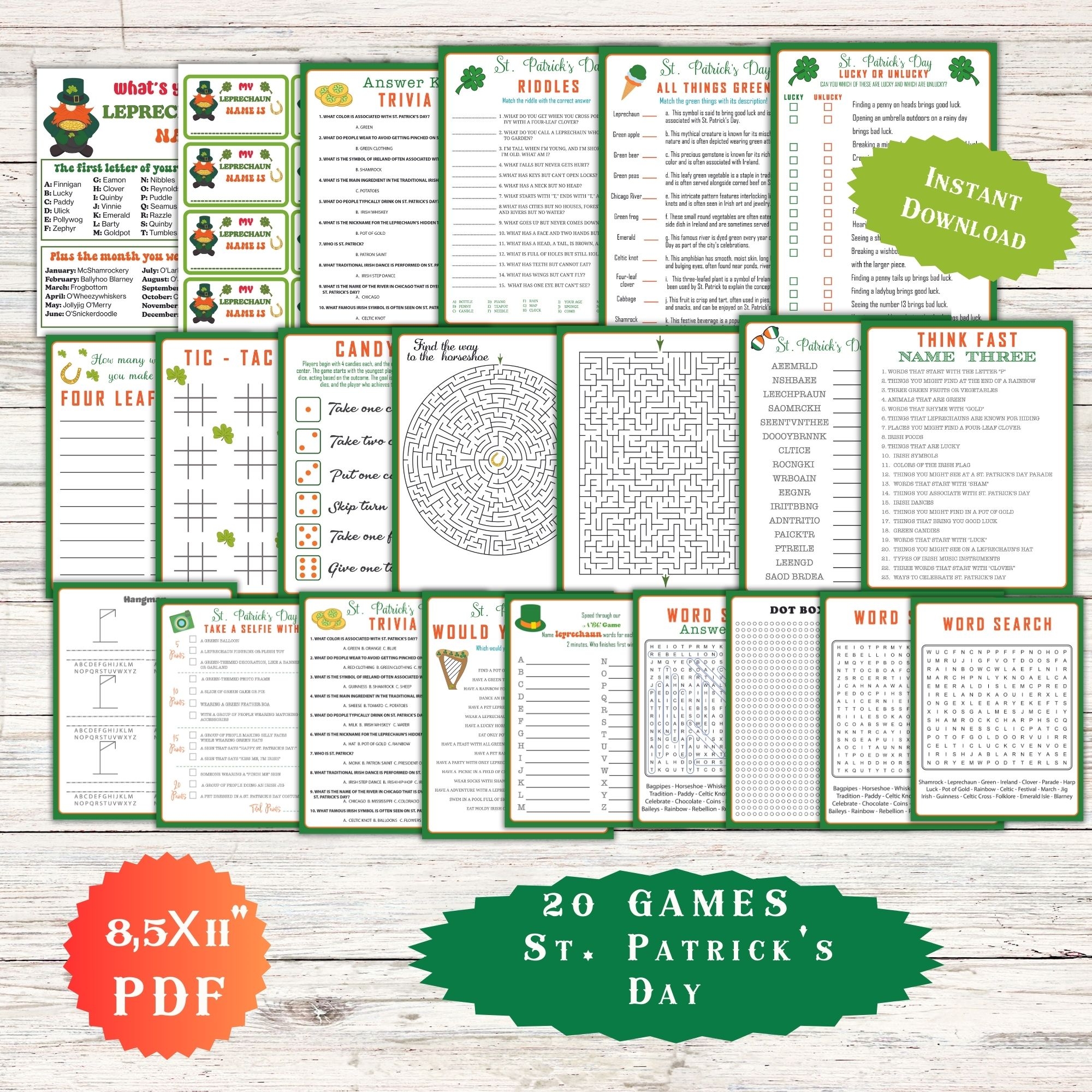 St Patricks Day Classroom Game Printable Activity Leprechaun Riddles Word Search Made By Teachers St Patricks Day Classroom Game Printable Activity Leprechaun Riddles Word Search Made By Teachers