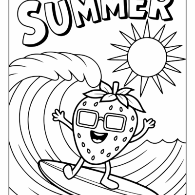 Summer Coloring Pages 20 Free Printable PDF