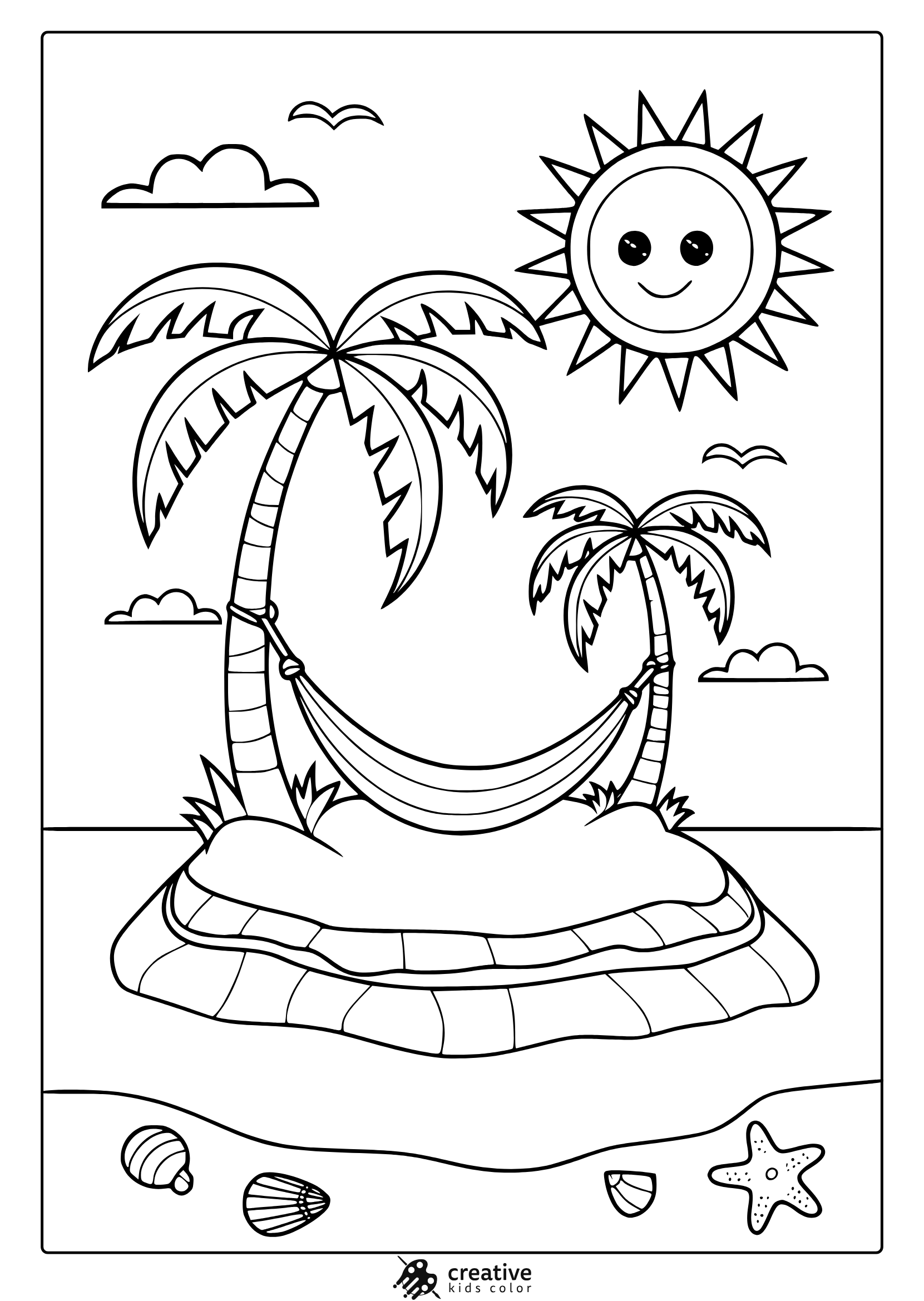 summer coloring pages printable pdf