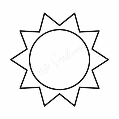 Sun Templates Lots Of Shapes And Sizes Cassie Smallwood