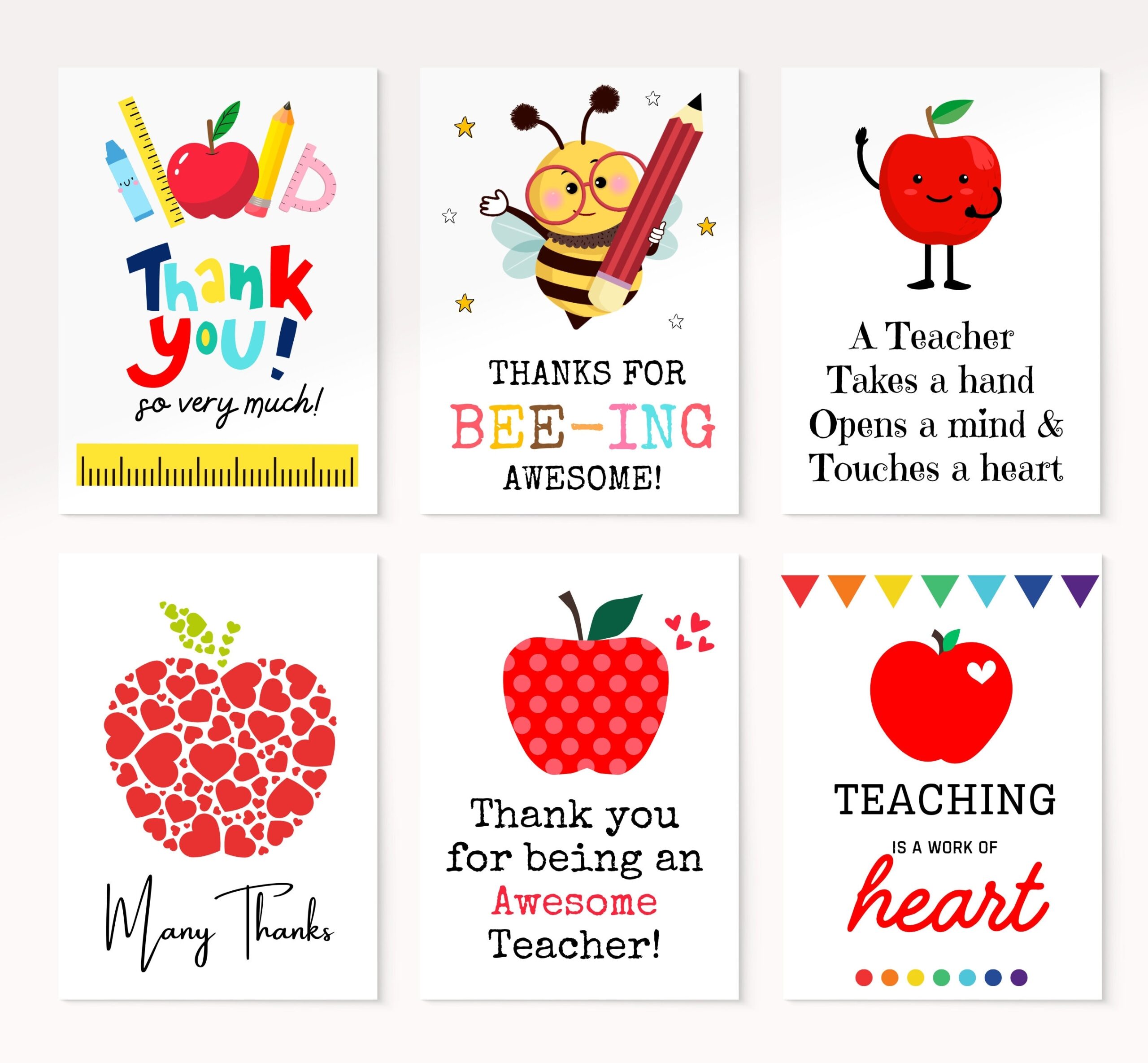 Teacher Appreciation Card Printable Teacher Thank You Card End Of Year Gift For Teachers Printable Card For Teacher Appreciation Week Etsy Teacher Appreciation Card Printable Teacher Thank You Card End Of Year Gift For Teachers Printable Card For Teacher Appreciation Week Etsy