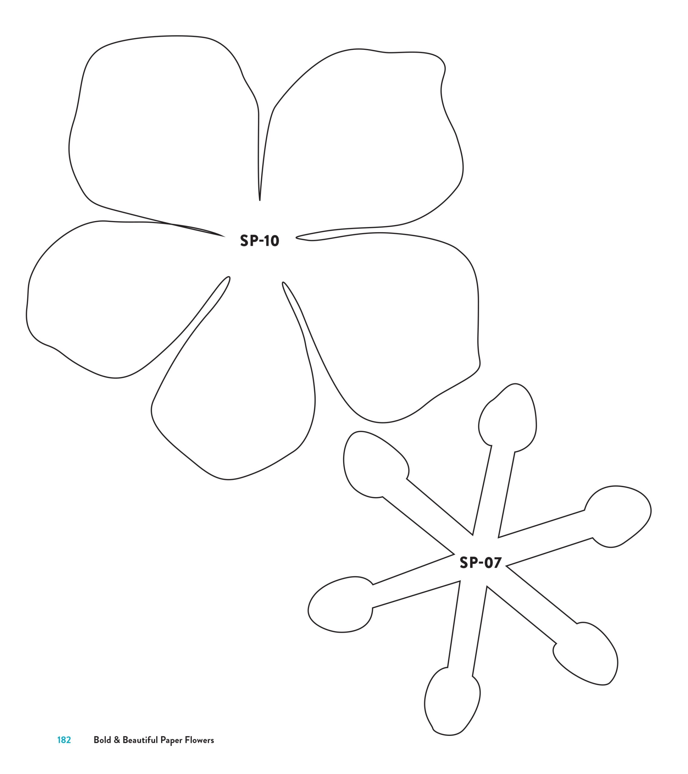 paper flowers templates printable