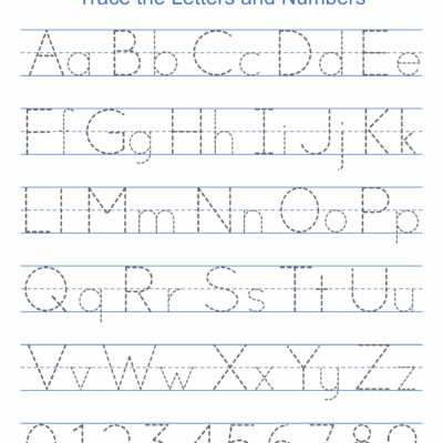 Tracing Alphabet Letters Printable Handwriting Worksheets Free Printables Monograms Design Tools Patterns DIY Projects