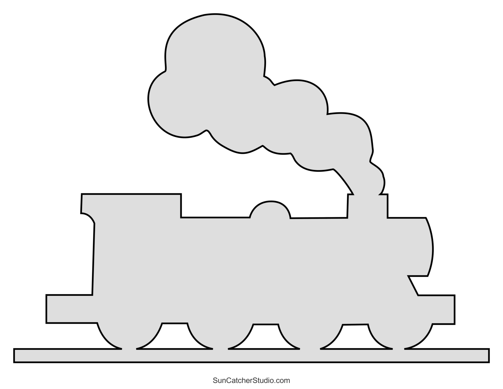 train template printable