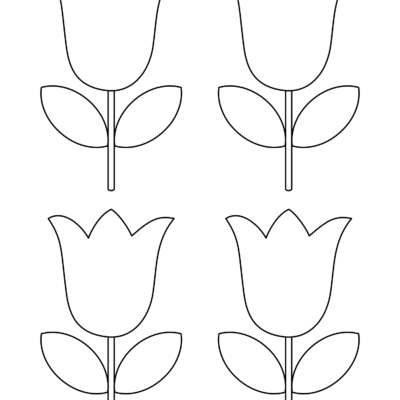 Tulip Pattern Printable Printable Party Favors