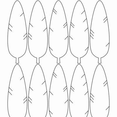 Turkey Template Childhood Magic