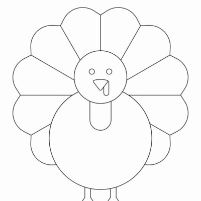 Turkey Template Childhood Magic