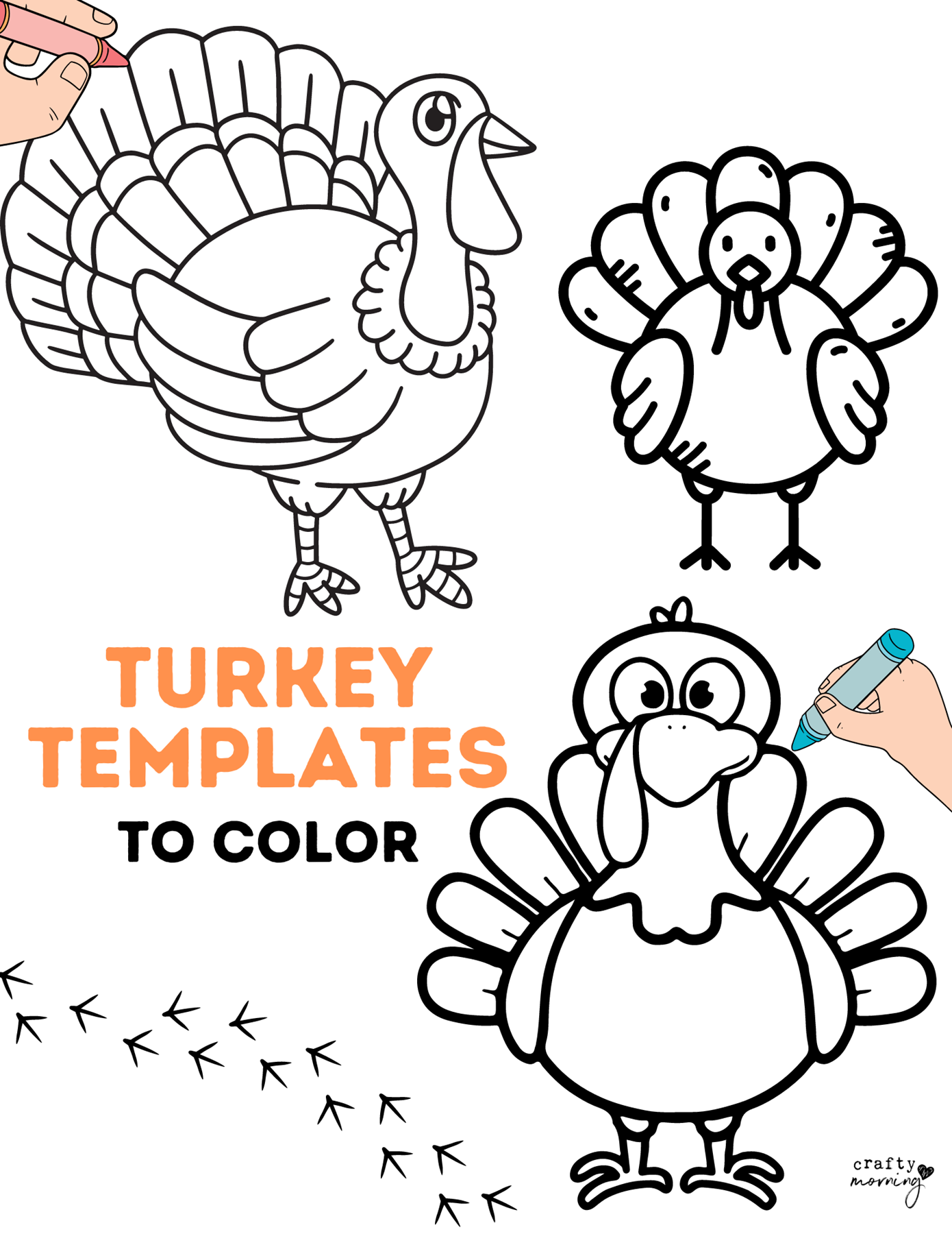 printable turkey template