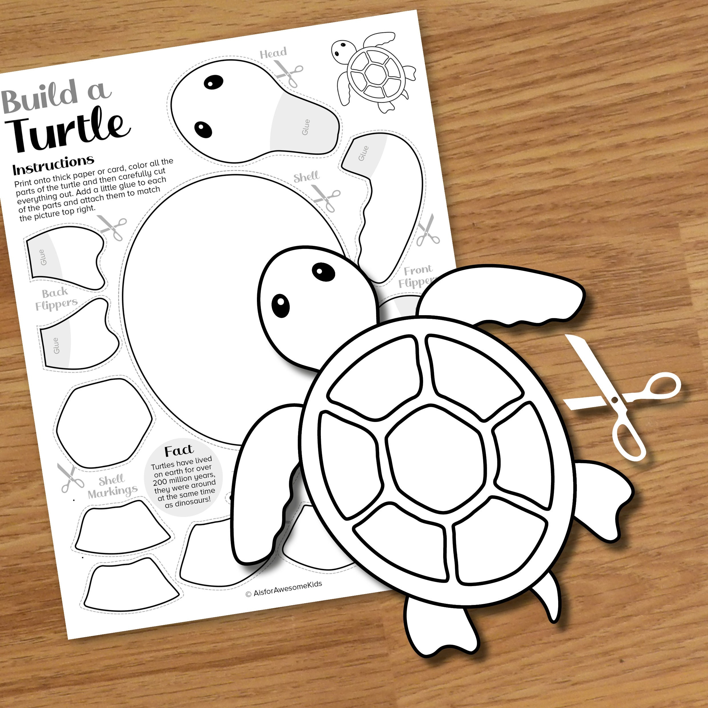 Turtle Cut Paste Craft Printable Spring Color And Build Art Kit Ocean Animals Puppet Model Underwater Sea Creatures Activity Template Etsy Turtle Cut Paste Craft Printable Spring Color And Build Art Kit Ocean Animals Puppet Model Underwater Sea Creatures Activity Template Etsy