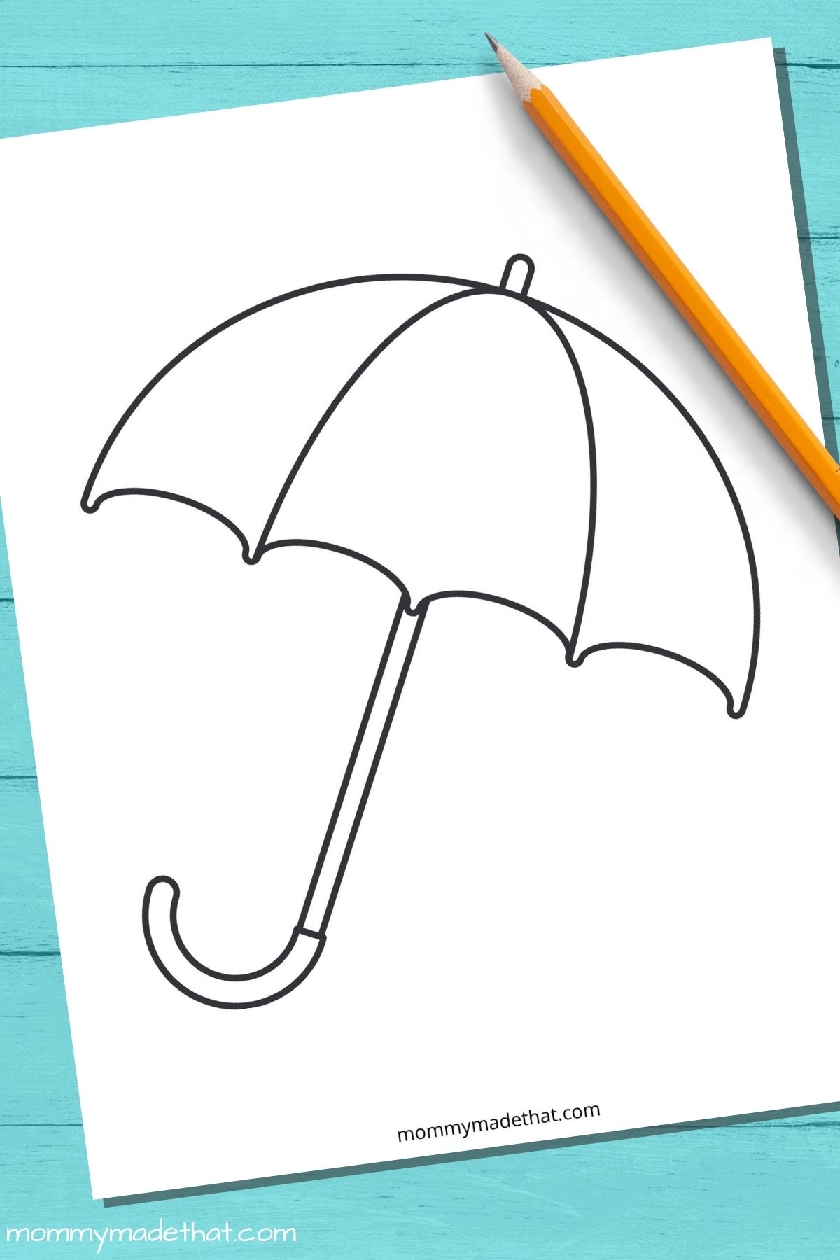 Umbrella Template And Outlines Free Printables  Umbrella Template And Outlines Free Printables