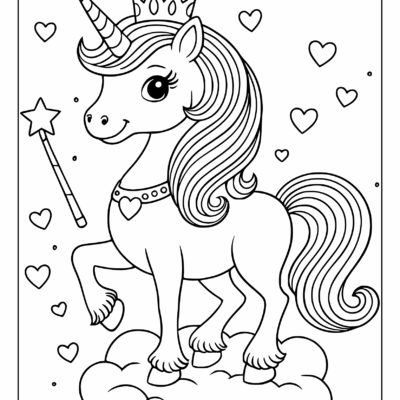Unicorn Coloring Pages 55 Easy And Free Printable PDF